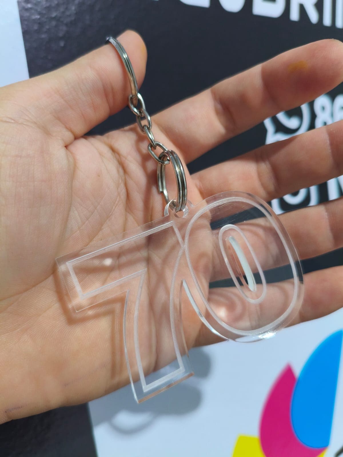 Chaveiro Acrílico