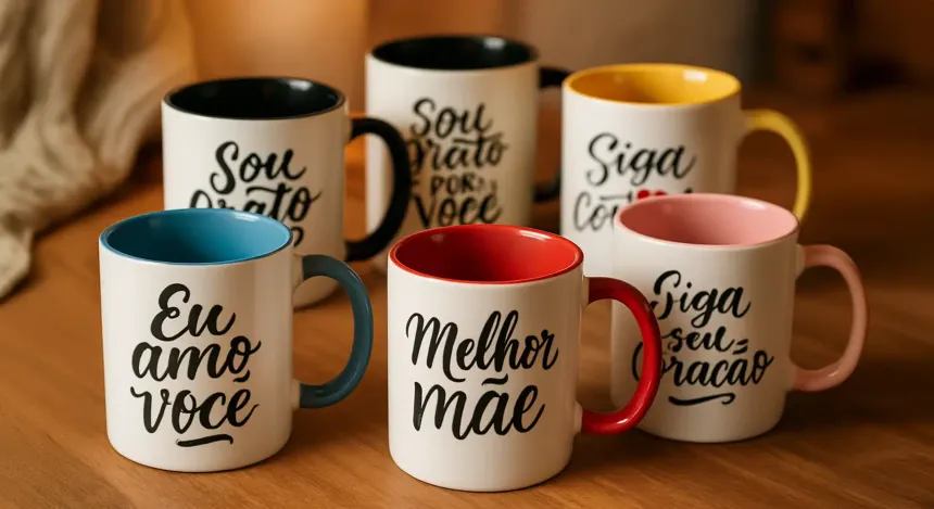Canecas de Porcelana Personalizada.