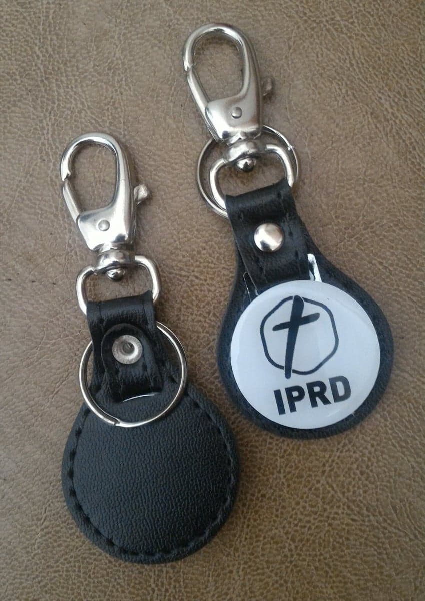 Chaveiro de Couro com Chapa