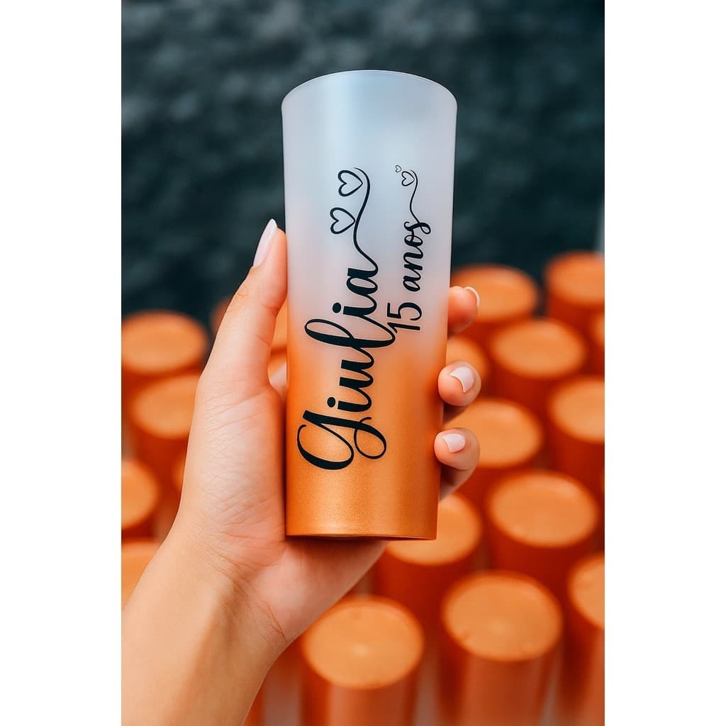 Copos Long Drinks Jateados