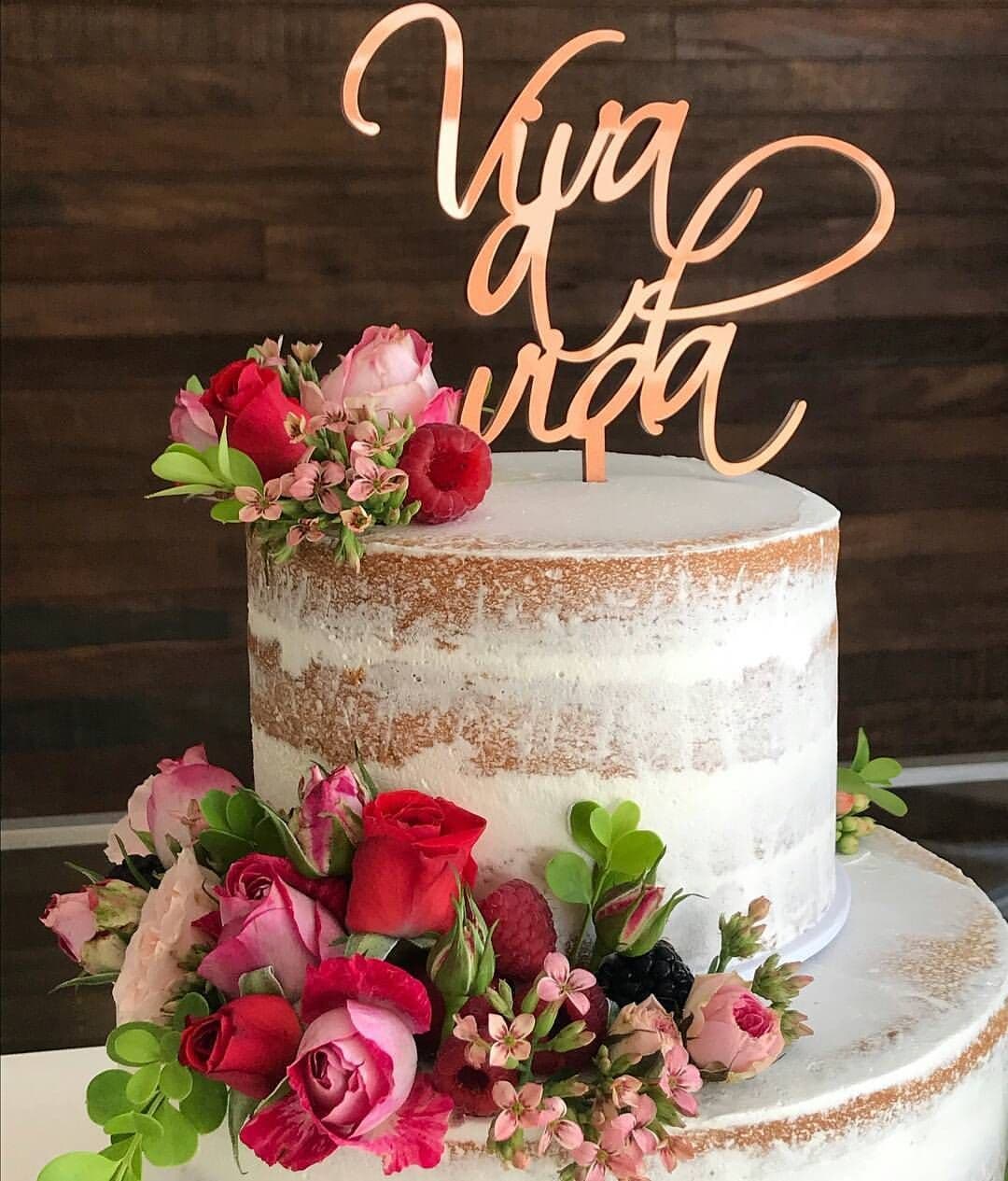 Topo de Bolo no acrílico