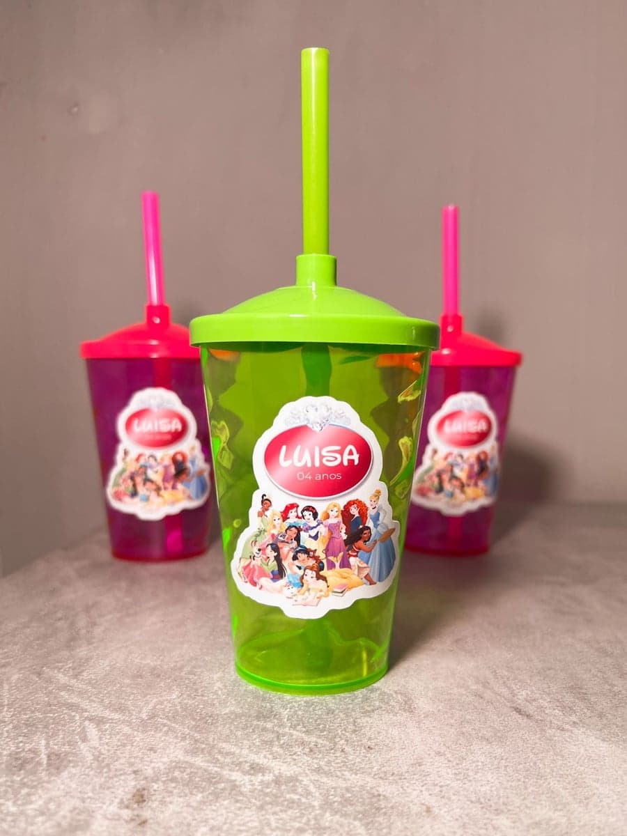 Copos Twister com Tampa