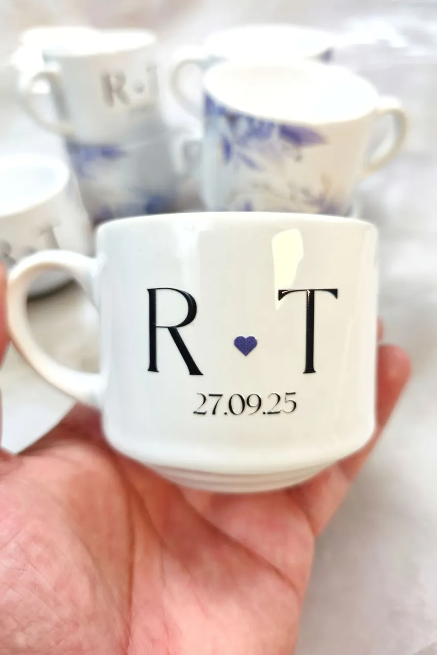 Xicaras de Porcelana Personalizadas.